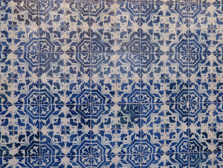 Background of the old ceramic tiles