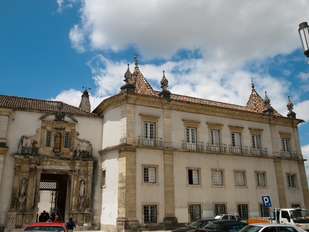 Building of the University in Coimbra ,Portugalのeditorial素材