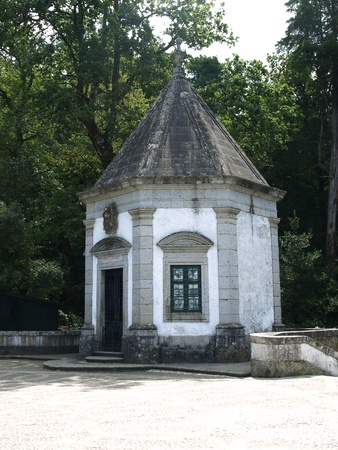 One of the chapels of Bom Jesus do Monte, Braga, Portugalの写真素材