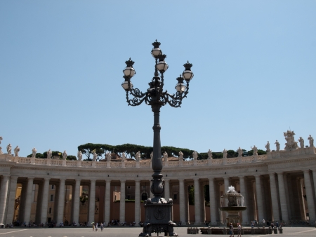 St.Peter's Square in Vatican のeditorial素材