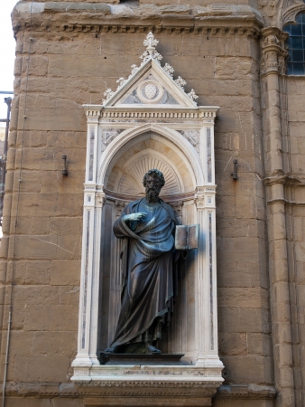 Detail from Orsanmichele- Church in Florence,Italyの写真素材