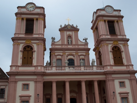 Abbey church in Gottweig in Austriaの写真素材