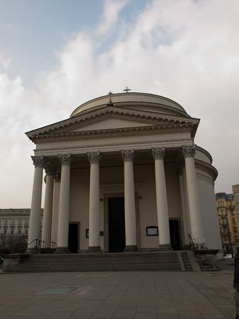 St. Alexander's Church in Warsaw,Polandの写真素材