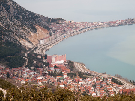 View of Egirdir in Turkeyの写真素材