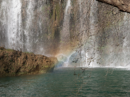 Upper Duden Fall in Antalya ,Turkeyの写真素材