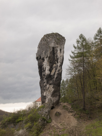 The Hercules Club in Pieskowa Skalaの写真素材