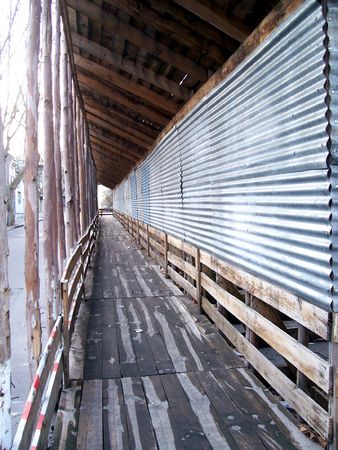 construction corridorの写真素材