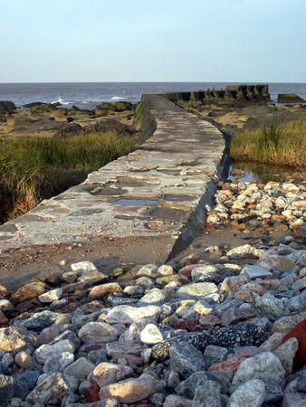 pier path 02の写真素材