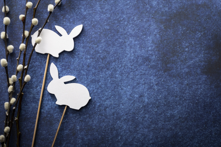 Easter composition with space for text.の写真素材