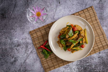 The Famous Thai Menu , Spicy roast duckの写真素材