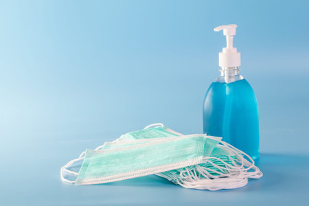 Mask, hand wash for cleaning and virus protection