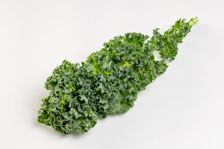 Kale on white background (Superfood)