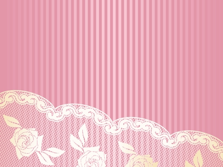Sexy background with a French lace design.のイラスト素材