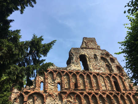 View Of Roman Building Ruinsの写真素材