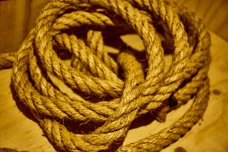 Coil of ropeの写真素材