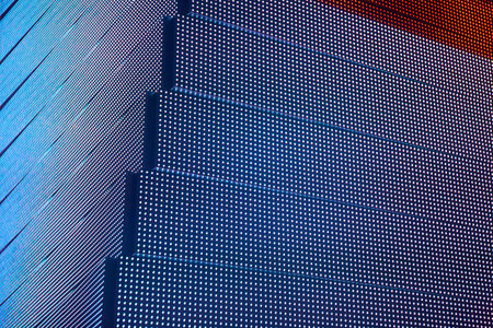 Abstract striped edge digital monitor
