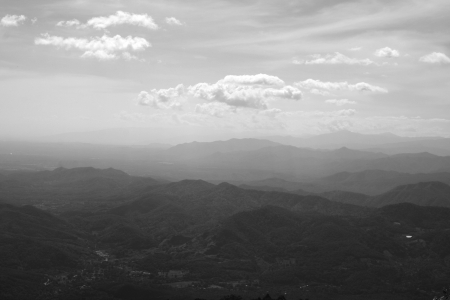 Greyscale Landscapeの写真素材