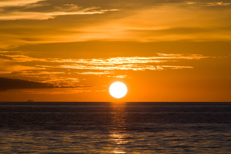 sunset at koh tao, thailand