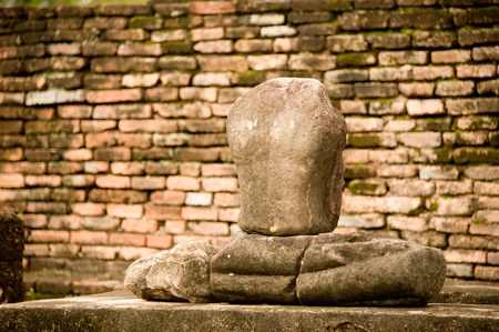 buddha statue  Sukhothai, thailandの写真素材