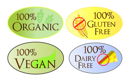 Organic Web Buttonsのイラスト素材