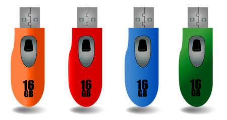 USB Flash Drive Vector