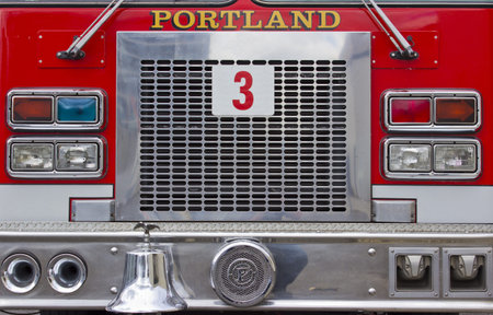 Portland fire engine grillの写真素材