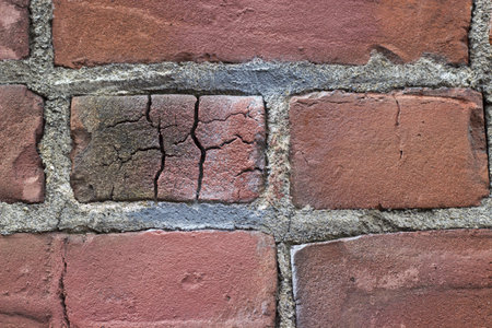 A brick wall backgroundの写真素材