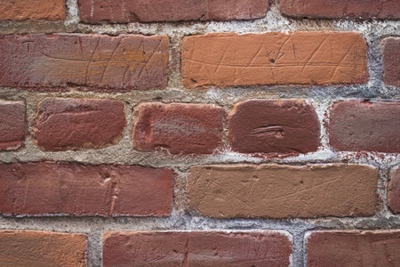 A brick wall backgroundの写真素材
