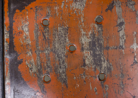 Grungy metal seat backgroundの写真素材