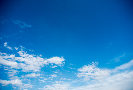 clouds seen from the skyの写真素材