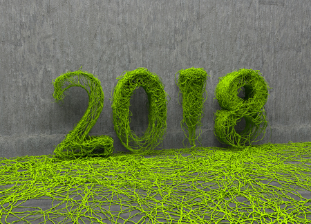 2018 new yearの写真素材