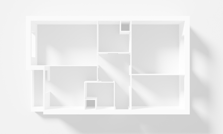 3D  Model Of Apartmentの写真素材