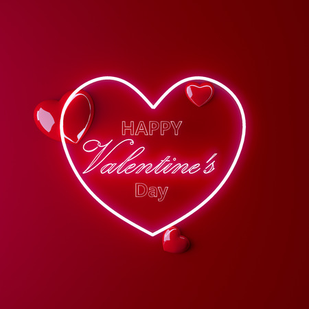 Valentines Card , Heart shapeの写真素材