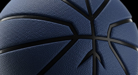 Basketball Design Background. 3D illustration. 3D rendering.の素材