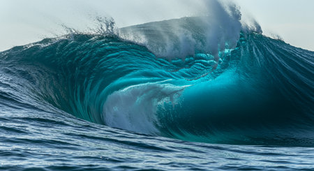 Blue Ocean Wave. Blue Ocean Wave. Ocean Wave. Ocean Waveの素材