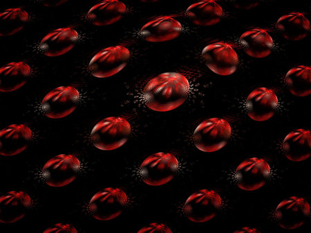 Field of Christmas balls texture