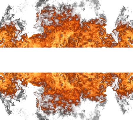 Fire stripe with free space for text の写真素材