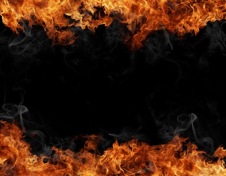 Fire frameの写真素材