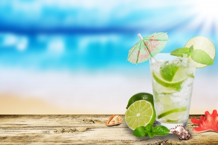 Summer drinkの写真素材