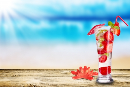 Summer drinkの写真素材