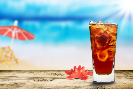 Summer drinkの写真素材