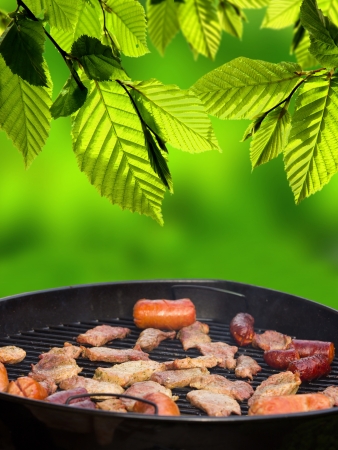 Summer grillingの写真素材