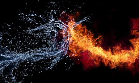 Fire and water Fire and water