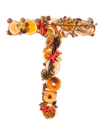 Christmas letterの写真素材