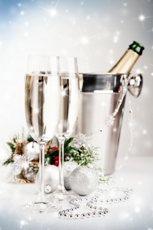  Celebration theme with champagne wine の写真素材