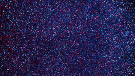 Abstract glittering  in neon lights.
