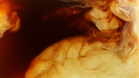 Detail of milk mixing in coffee drink, flat texture. Fresh beverages backgroundの写真素材