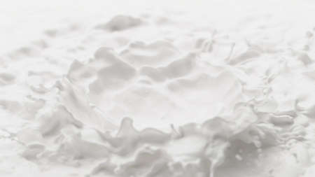 Hot chocolate crown splash, abstract sweet backgroundの写真素材