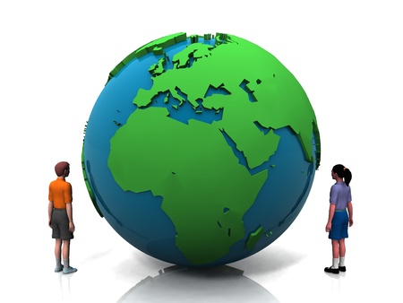 which earth for our childrenの写真素材