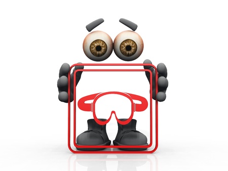 diving mask  symbol on a white background 
の写真素材